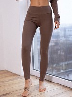 Лосини з бавовни з ефектом push up 1653, мокко.