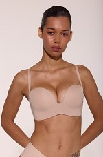 Бюстгальтер гладкий безшовний 1523 Luna, бежевий.